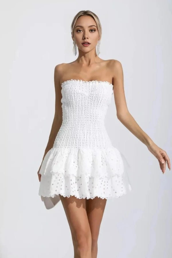 Starla Strapless Summer Mini Dress