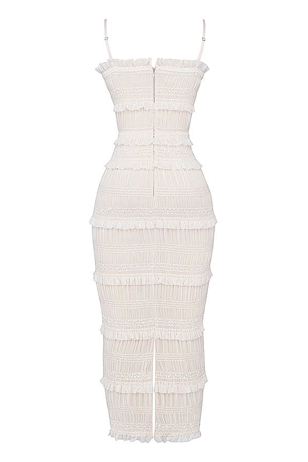 Hannie Sequin Pleat Dress
