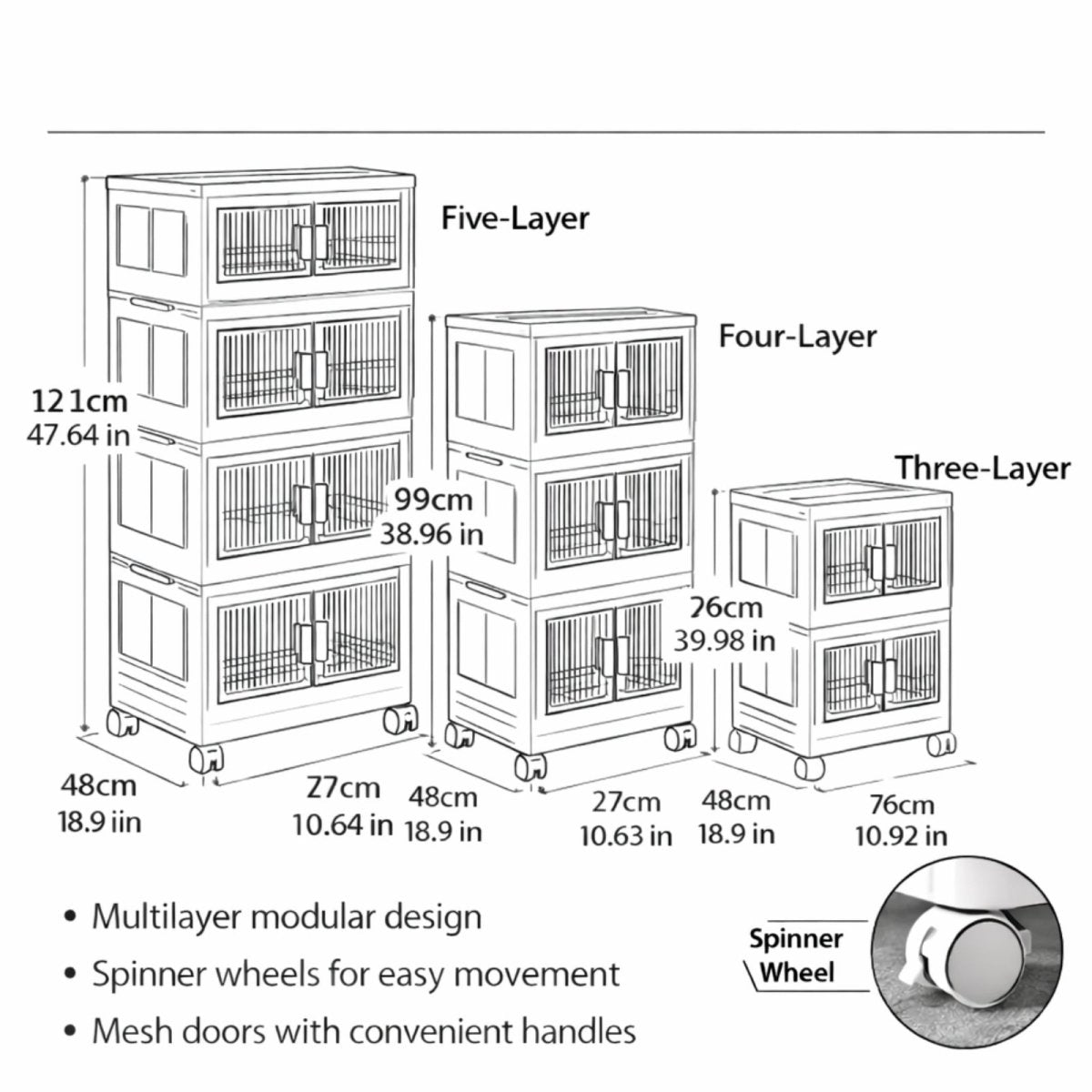 The Haven Rolling Cabinet | Fluted Modular Storage Sanctuary