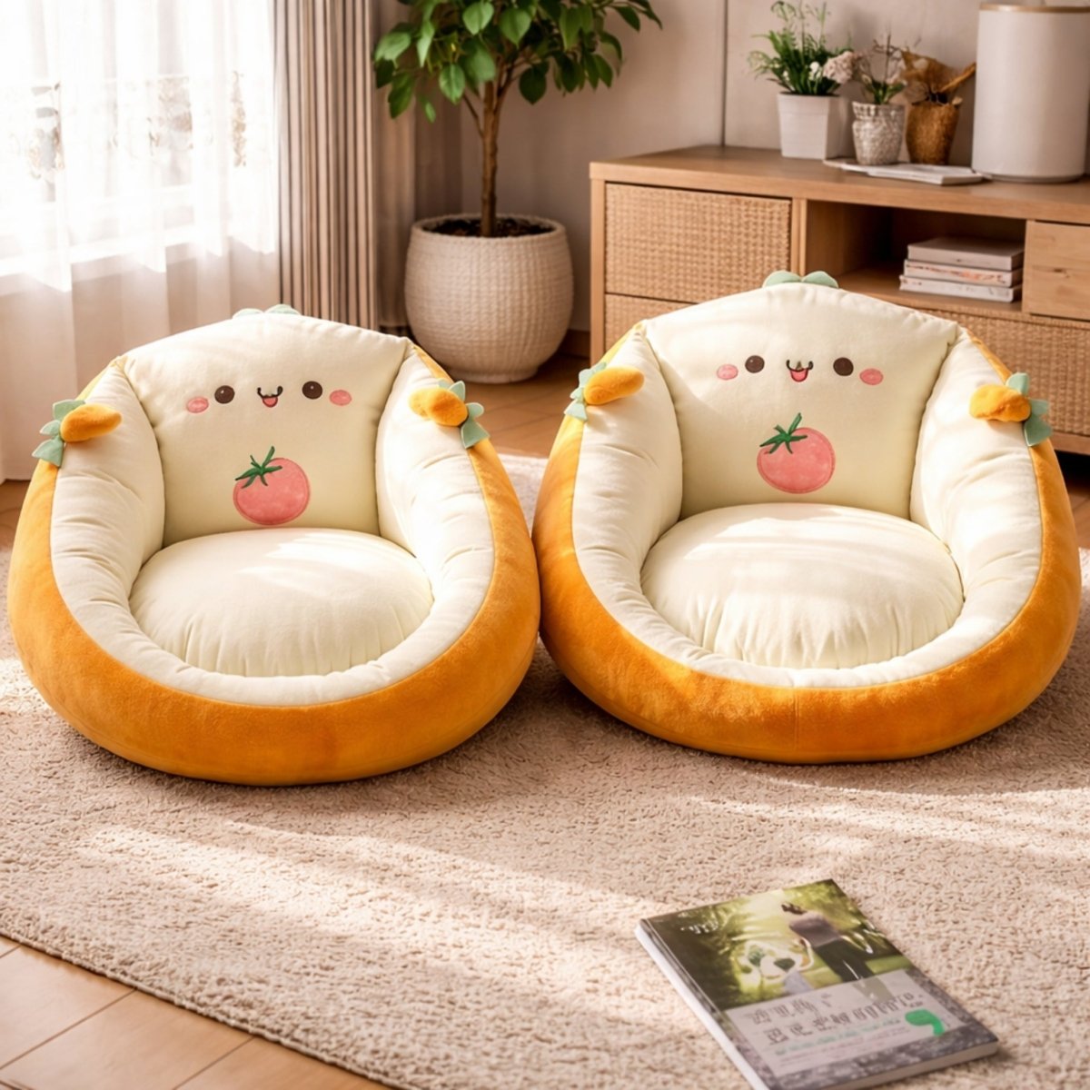 CloudHug Sanctuary | Kawaii Plush Lounge Chair