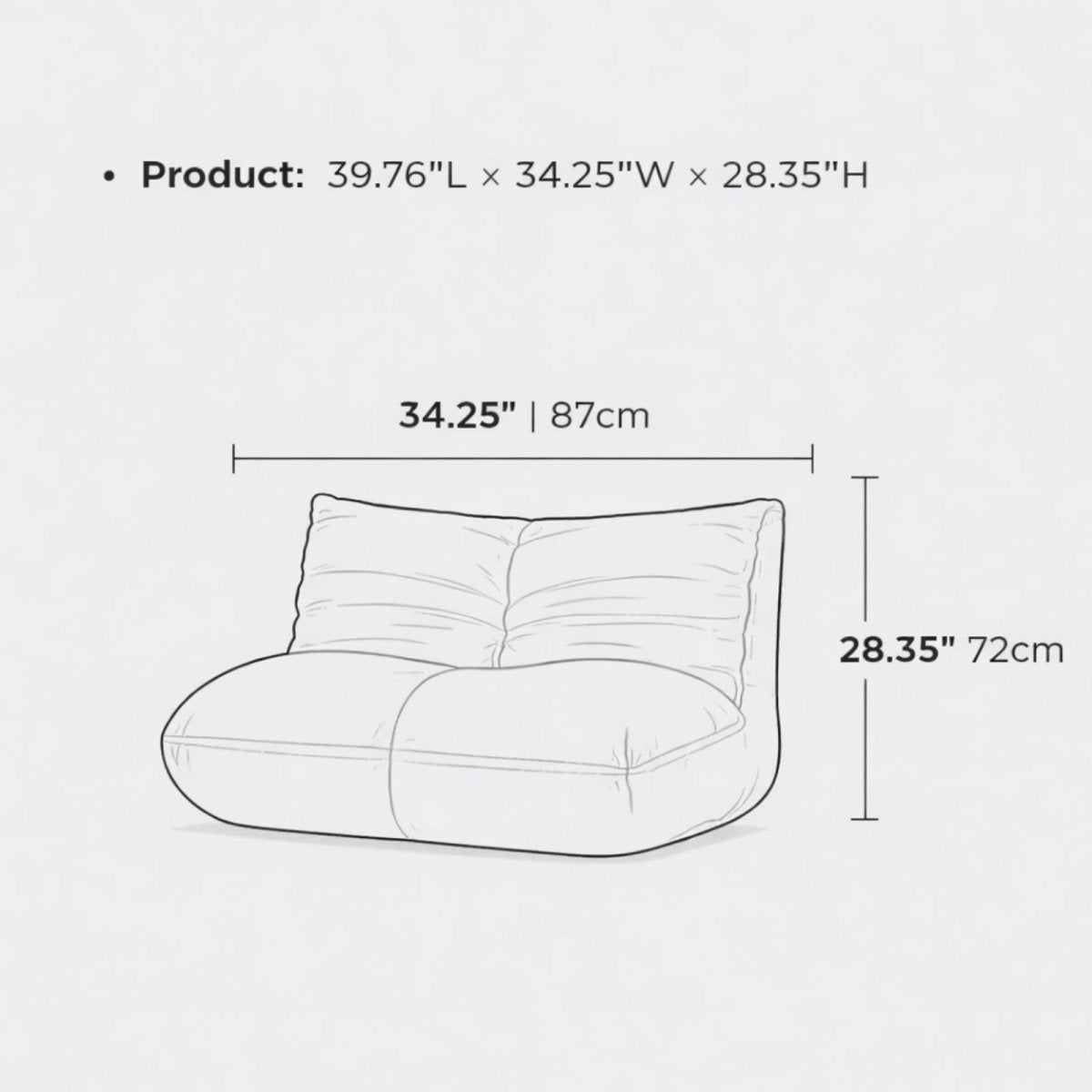 The Dune Low-Profile Lounge | Tufted Mohair Floor Sofa