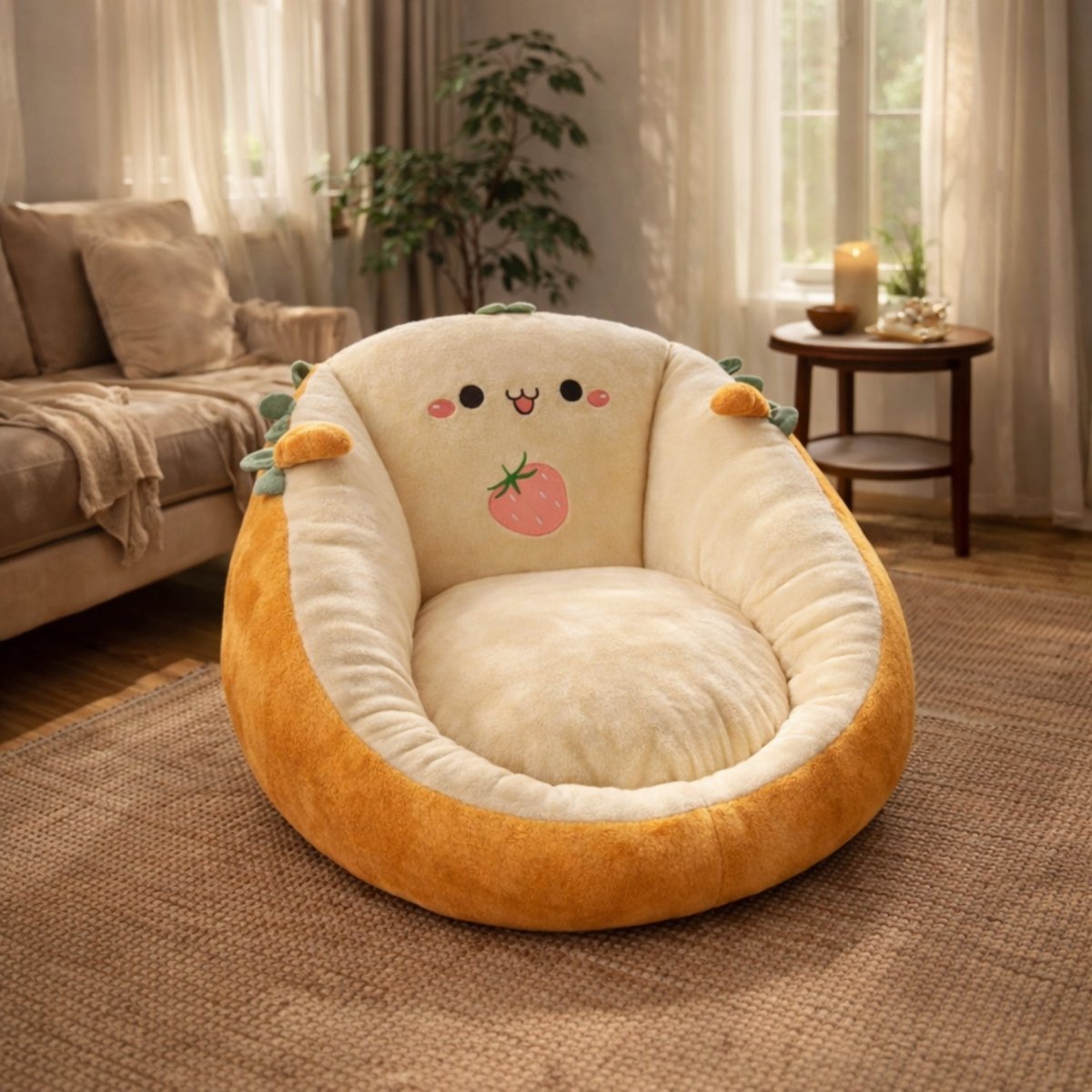 CloudHug Sanctuary | Kawaii Plush Lounge Chair
