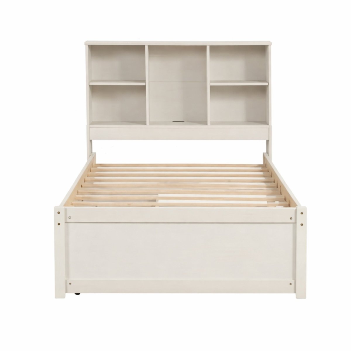 Onyx Haven Storage Bed | Twin Bookcase Platform