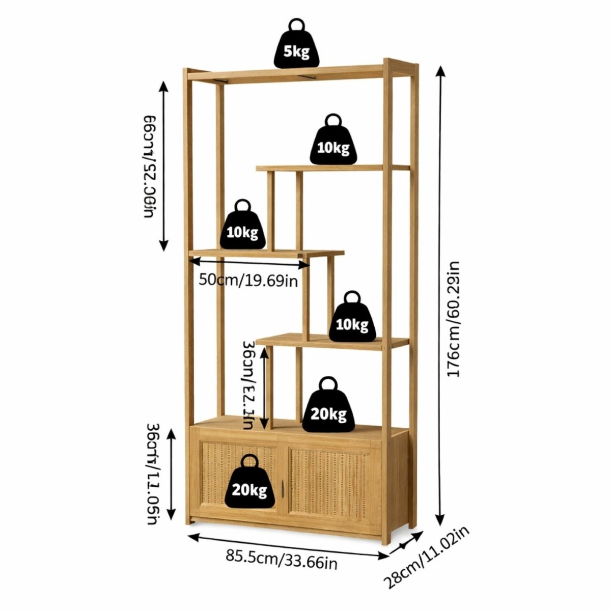 Kyoto Display Shelf | Japandi Storage Etagere