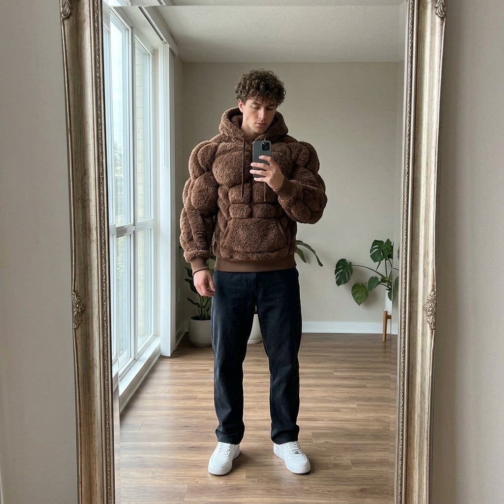 sweater - living area mirror scene
