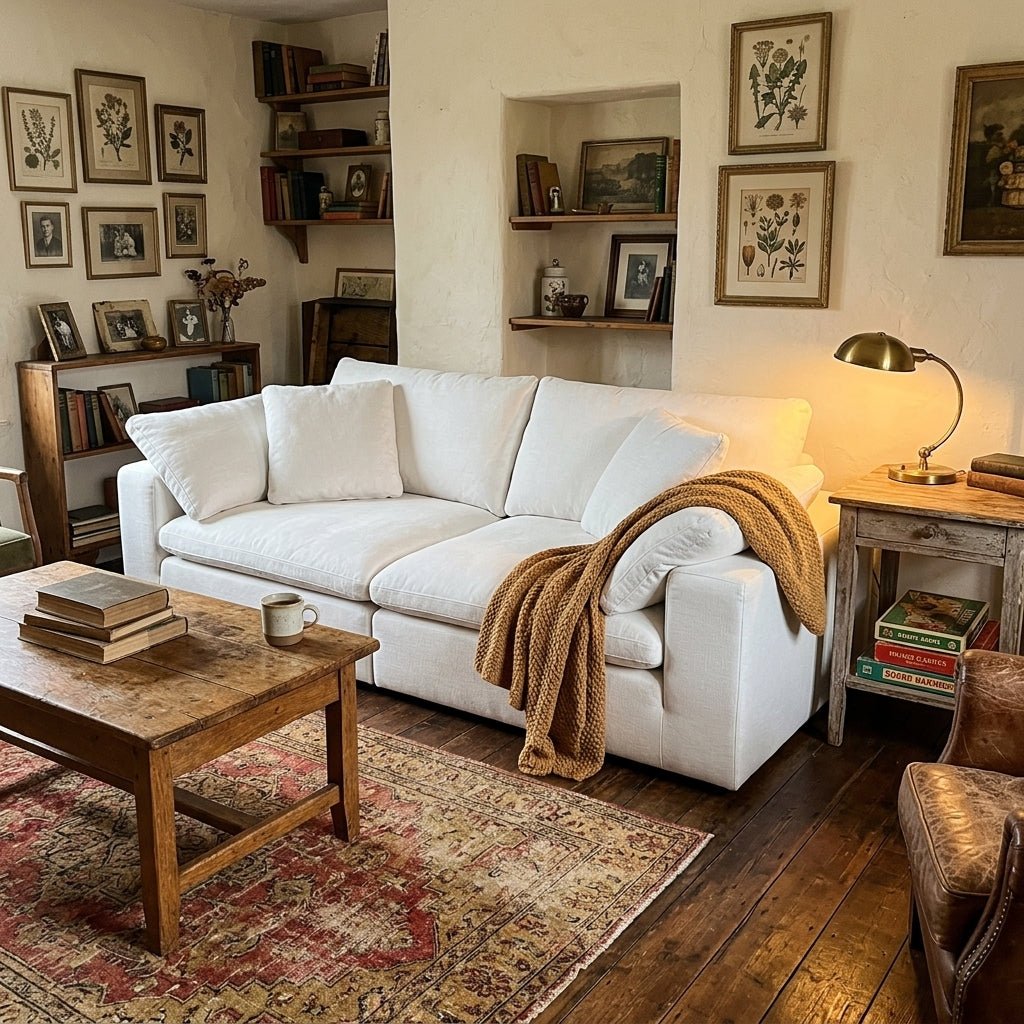 Cloud sofa - vintage rustic home