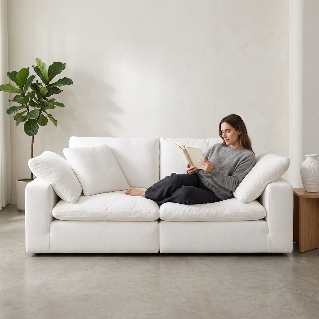 Cloud sofa - in use