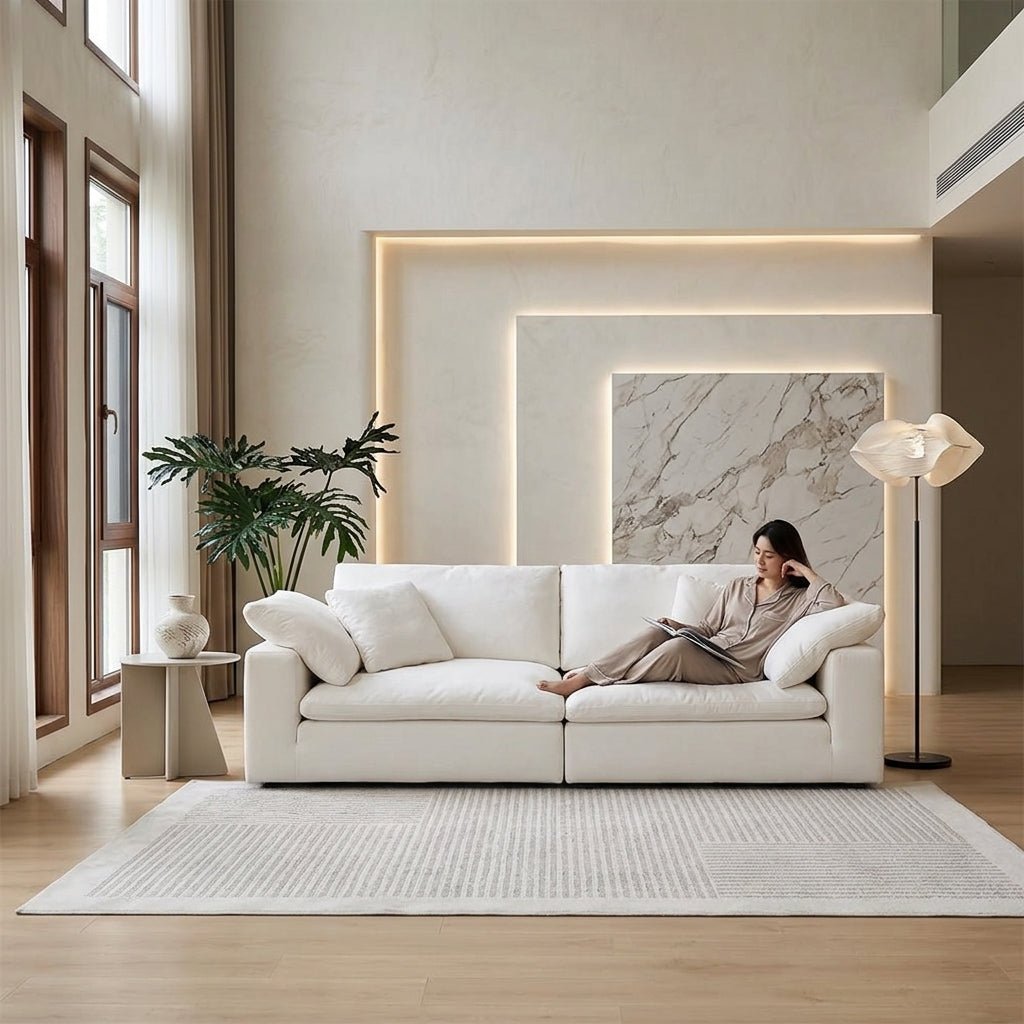 Cloud sofa - luxury contemporary person