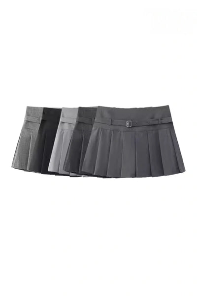 スカート Zoey pleats mini skirt gray スカート Zoey pleats mini skirt gray / S A-Line Grey Mini