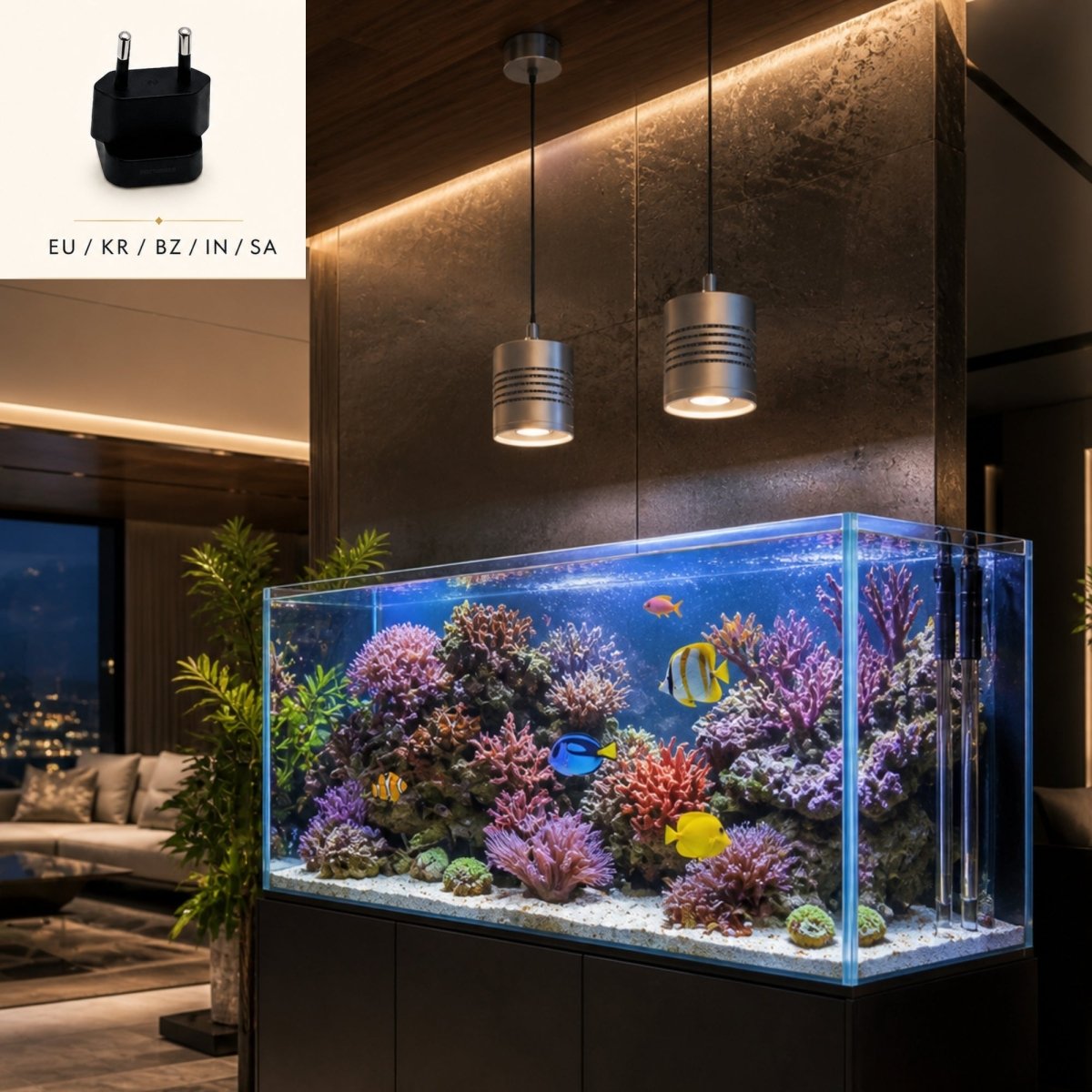 Aetheria Aquascape | Smart RGB+UVA Pendant Light Fixture