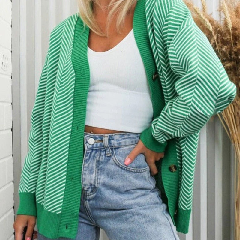 Cardigan à col V Carmen