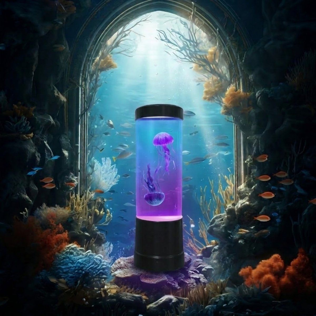 Aurelia Drift | Kinetic Jellyfish Sanctuary Lamp