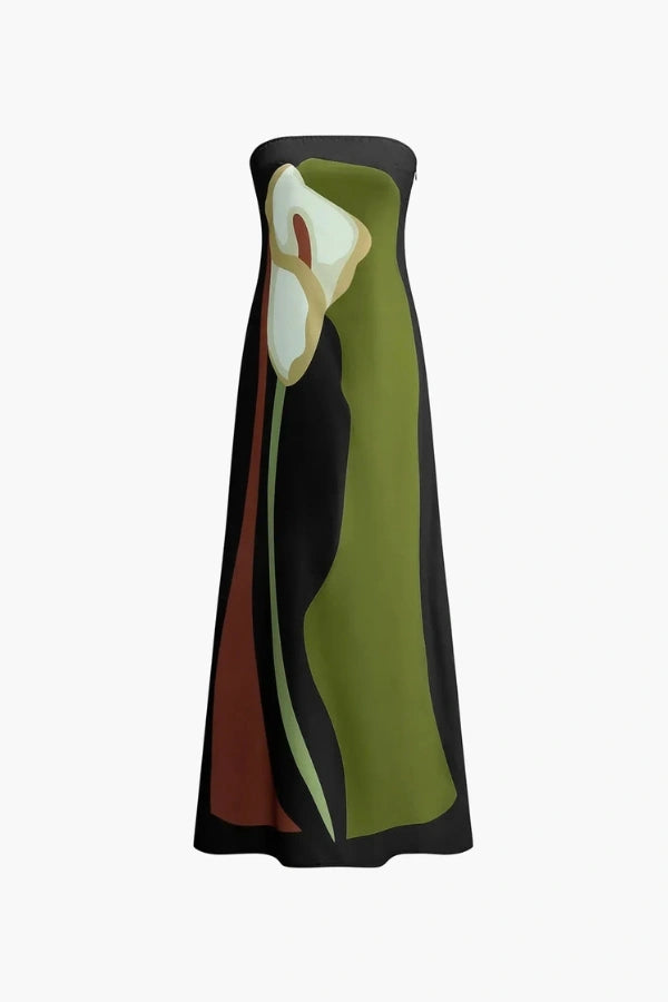 Elizabeth Strapless Maxi Dress