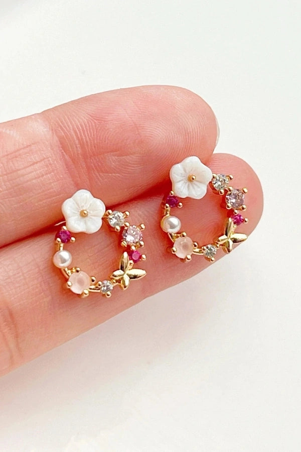 Floral Ecnhanting Earrings