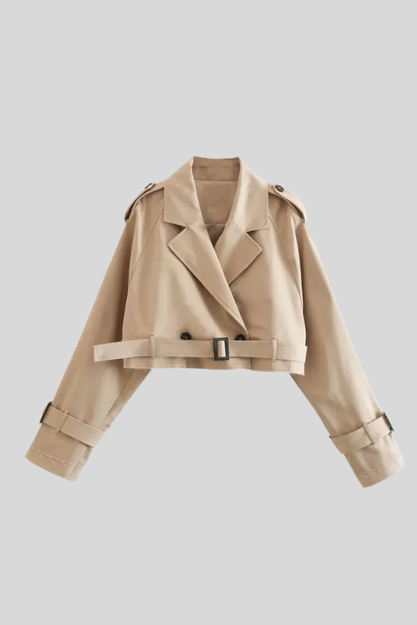 Eve Cropped Trench