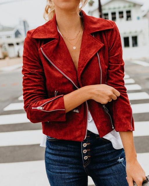 Veste en daim Sabrina