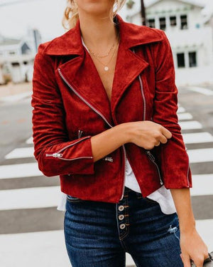 Veste en daim Sabrina
