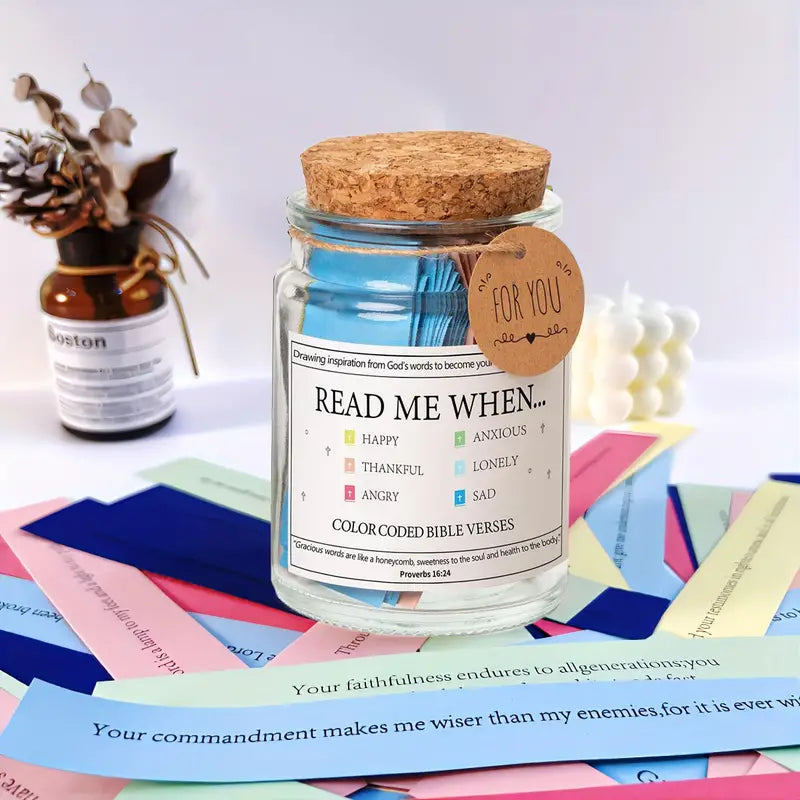 Read Me When Jar – The Joy of Lord Bible Verses Jar for Emotions And Feelings