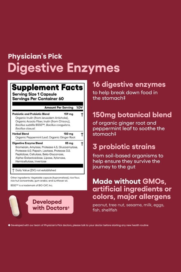 Digestive Enzymes Physicians Pick