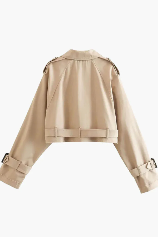 Eve Cropped Trench