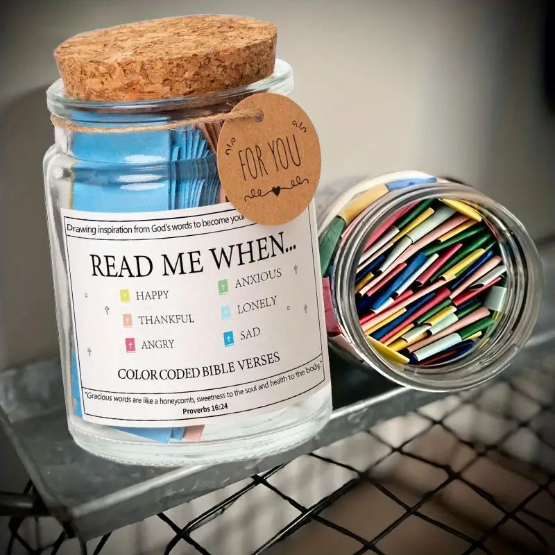 Read Me When Jar – The Joy of Lord Bible Verses Jar for Emotions And Feelings