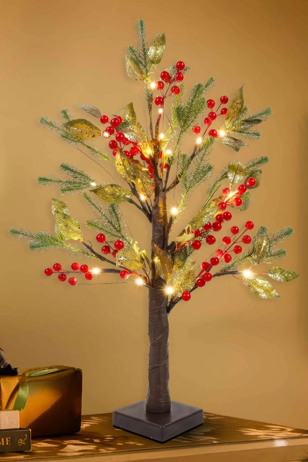 Festive Berry Pine Tree