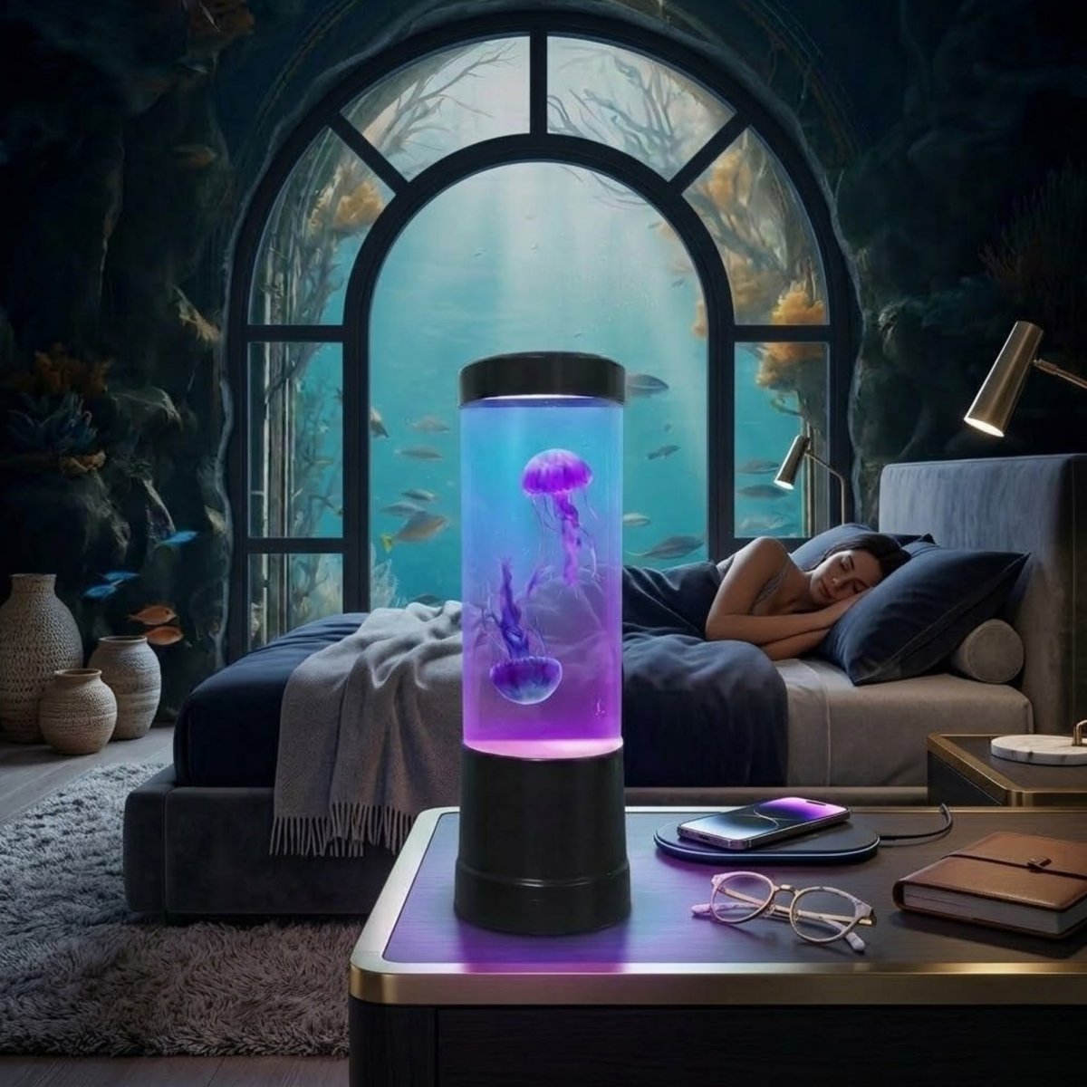 Aurelia Drift | Kinetic Jellyfish Sanctuary Lamp