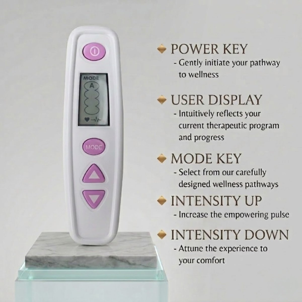 Pelvic Floor Muscle Repair Device & Vaginal Probe for Bladder Control & Tightening. Clinical-Tested Medical-Grade Kegel Trainer with Multi-Modes