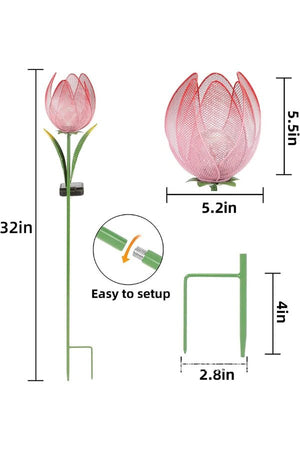 Pink Tulip Ground Plug (Single Pack)
