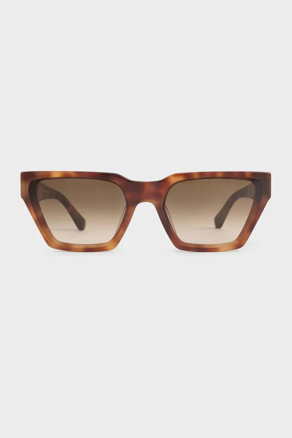 Melissa  Tortoiseshell Angular Sunglasses