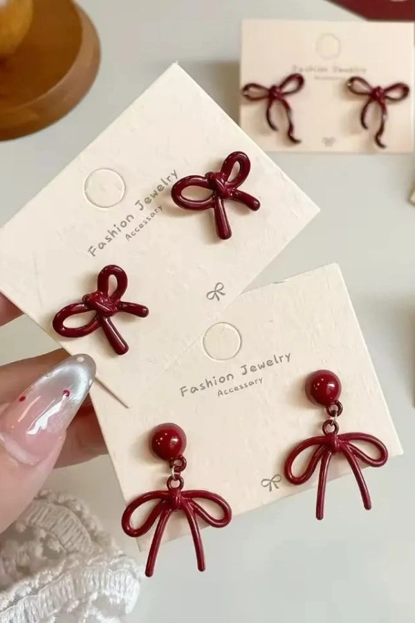 Scarlett Red Earrings