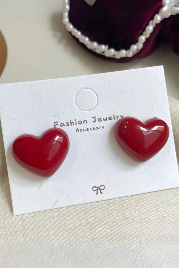 Scarlett Red Earrings