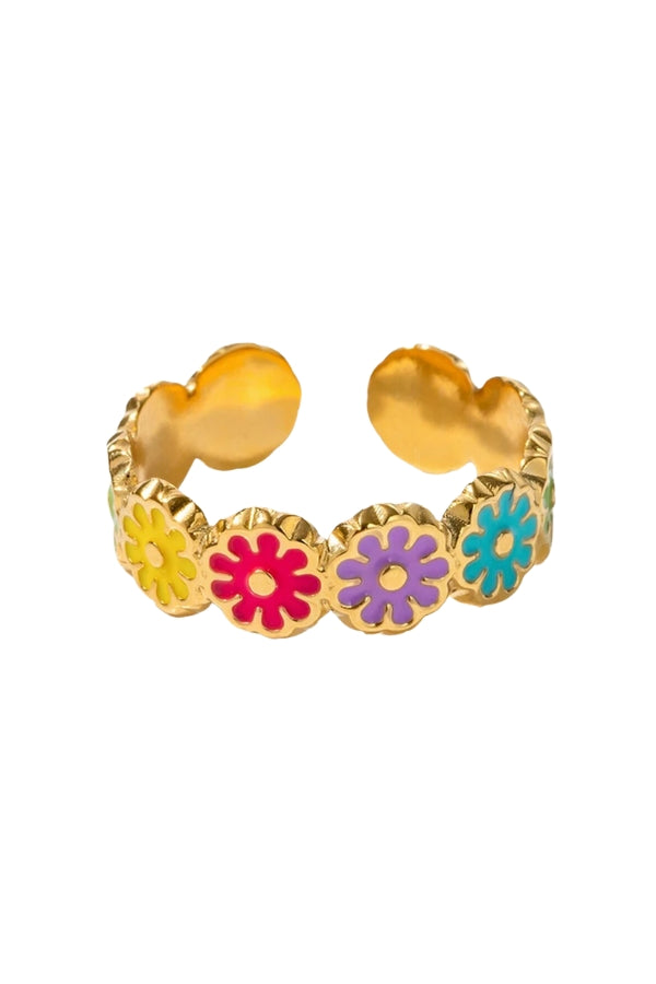 Daisy Floral Ring