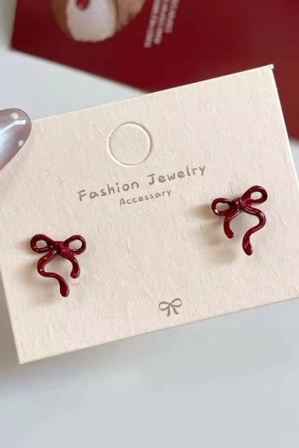 Scarlett Red Earrings