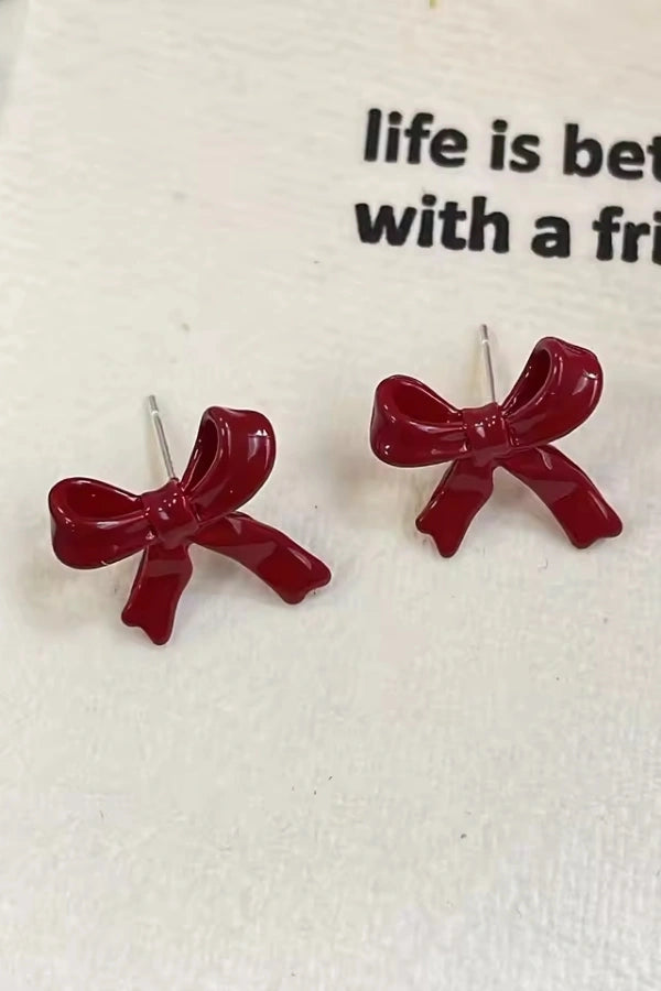 Scarlett Red Earrings