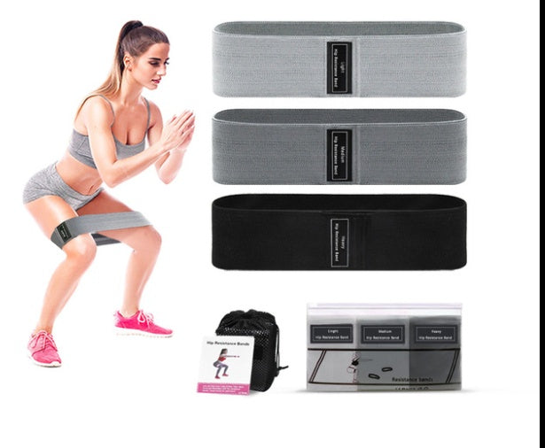 Fabric Resistance Bands for Glutes, Legs & Hips – Non-Slip Workout Bands Set for Squats, Yoga, Pilates, and Home Fitness