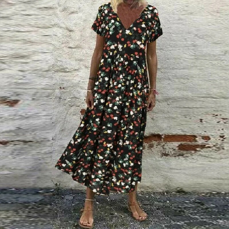Ana Robe florale ample