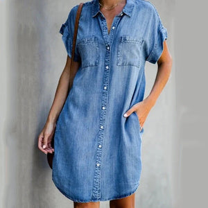 Darlene Robe en denim