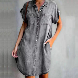 Darlene Robe en denim