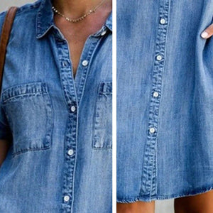 Darlene Robe en denim