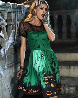 Bea Robe à manches d'Halloween