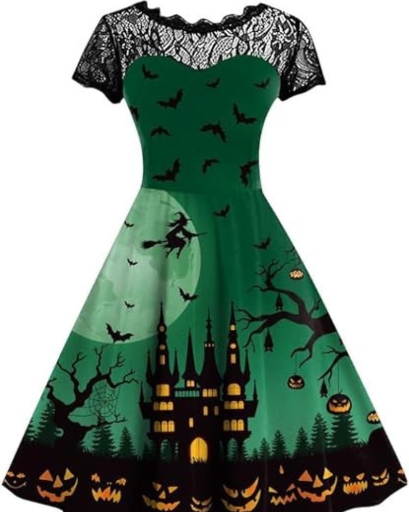 Bea Robe à manches d'Halloween