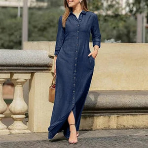 Haira Robe en denim