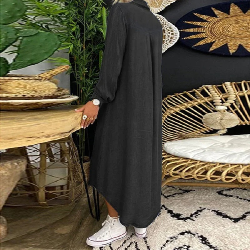 Janice Robe longue en jean