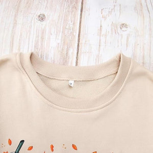 Jean Sweat-shirt Pumpkin Coffee