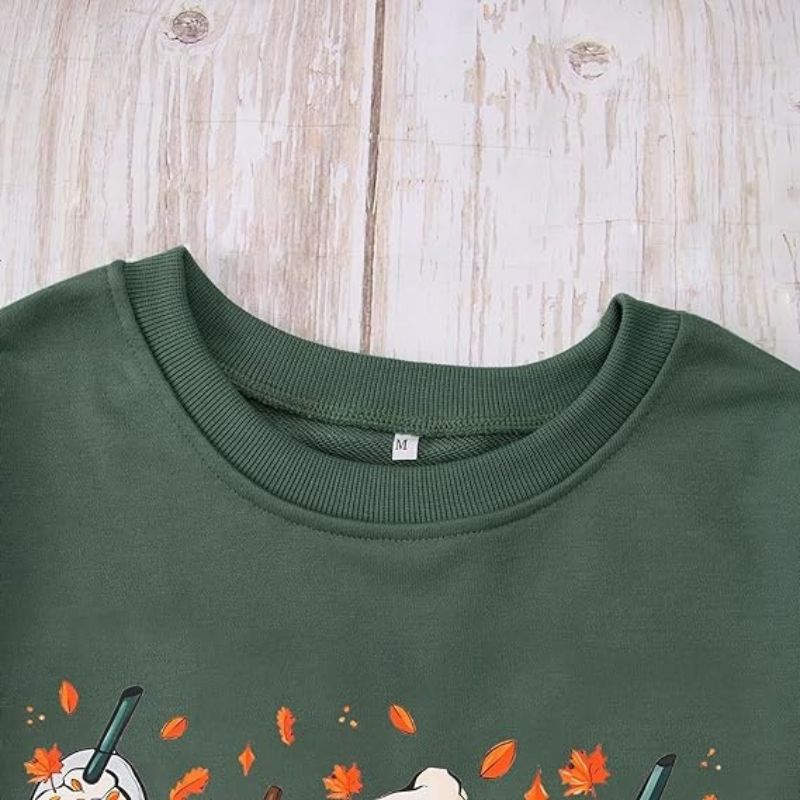 Jean Sweat-shirt Pumpkin Coffee