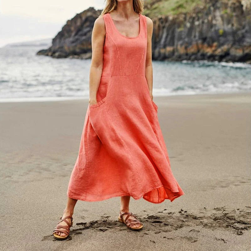 Katelyn robe avec manches