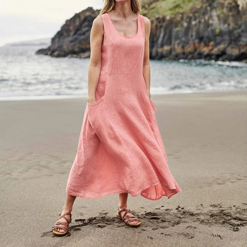 Katelyn robe avec manches
