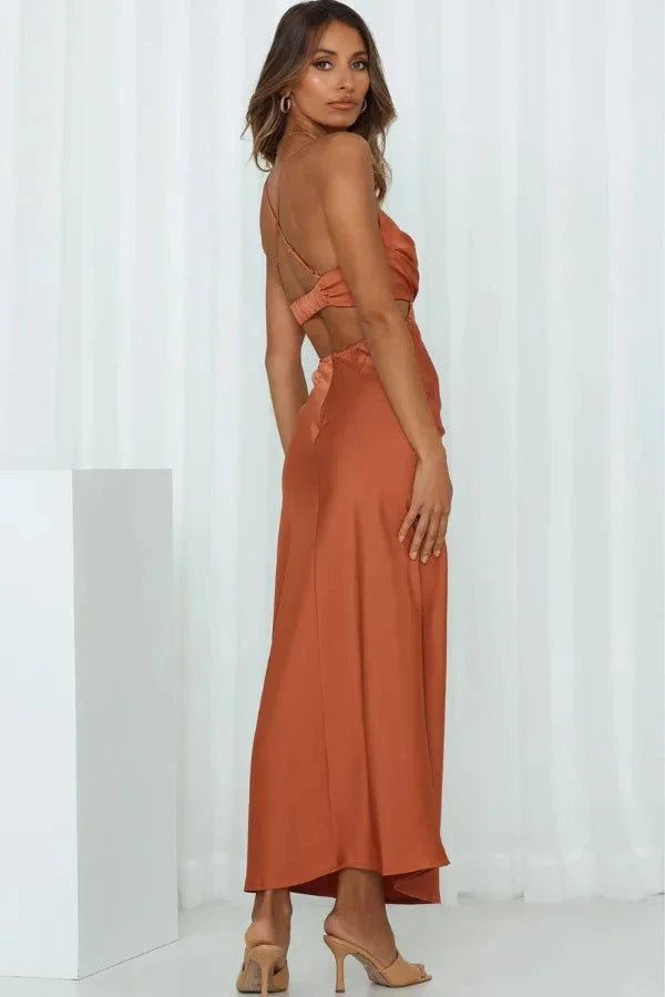terracotta, copper, lustrous, silky, elegant silhouette, and golden hour