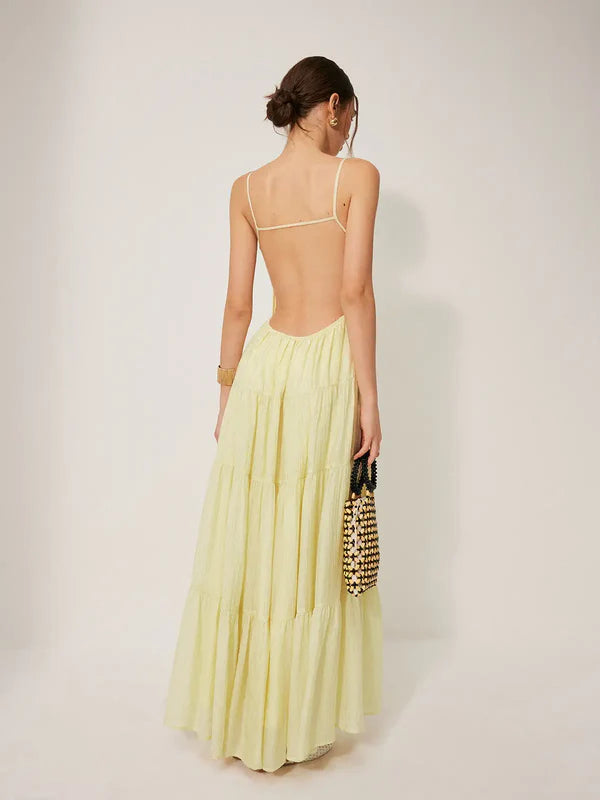 resort wear," "bohemian chic," "effortless elegance," "garden party attire," and "lightweight summer dress